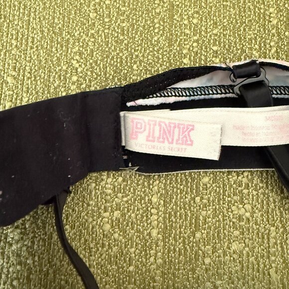 Victoria's Secret PINK Bra 34C Colorful Tie Dye Wear Everyday Push up - Picture 2 of 4